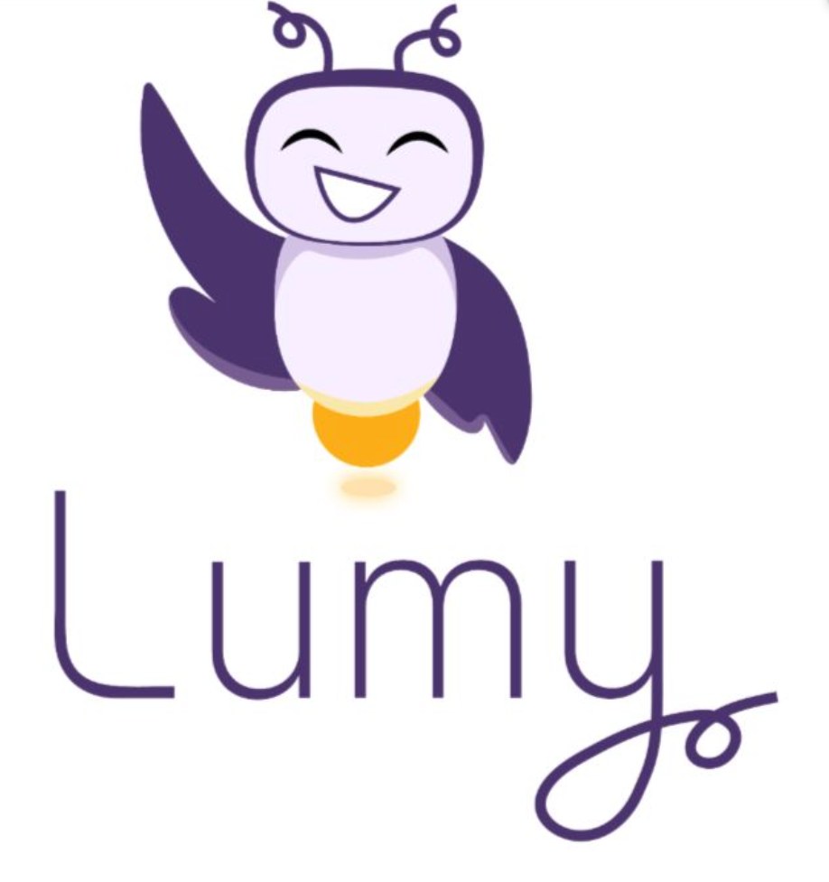 The new Lumy firefly mascot and logo